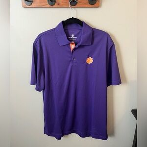 Purple Men's Clemson University Polo Shirt